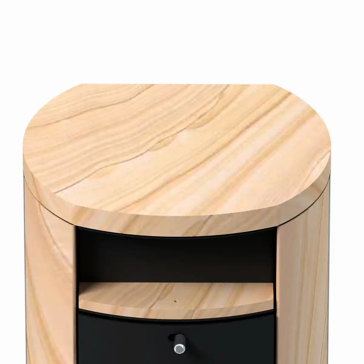 Bild 3 von accente Kaminofen »Slimline«, schwarz, Sandstein, 5 kW