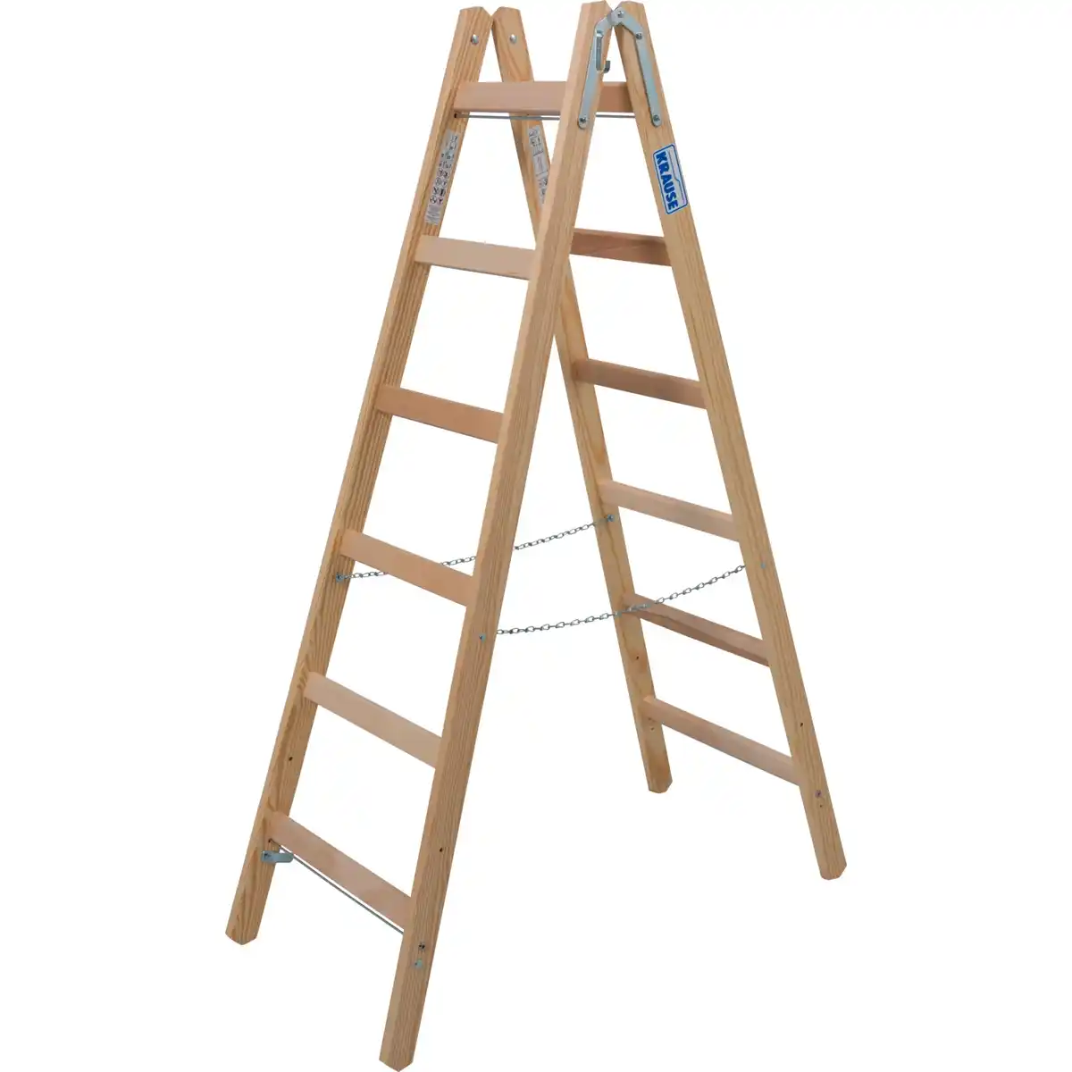 Bild 1 von KRAUSE Sprossen-Doppelleiter »STABILO«, Anzahl Sprossen: 12, aus Holz