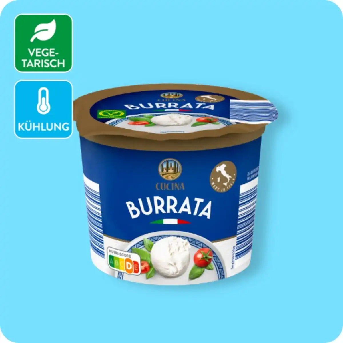 Bild 1 von CUCINA Burrata, Abtropfgewicht 125 g