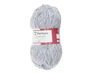 Garn Melange Wool grau