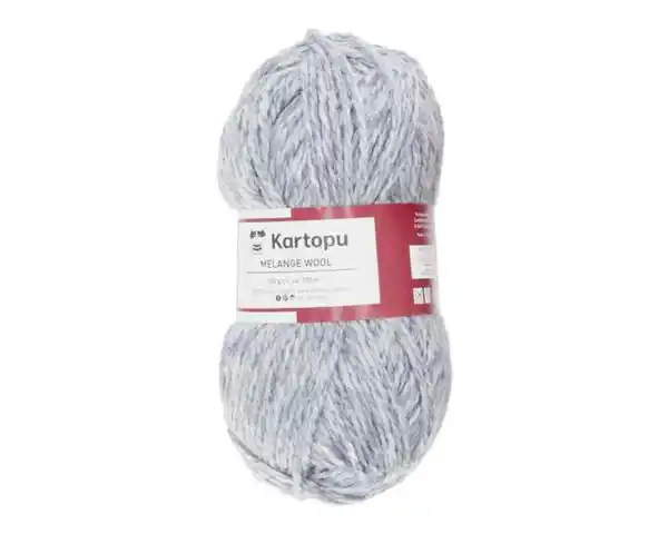 Bild 1 von Garn Melange Wool grau