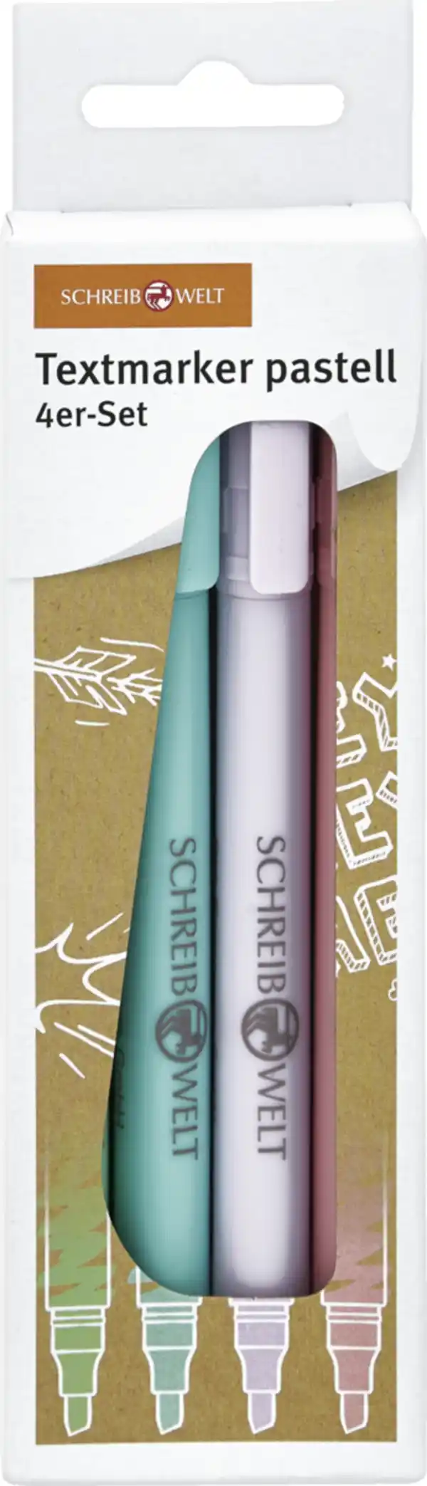 Bild 1 von SCHREIBWELT Textmarker 4er-Set