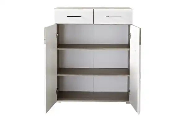 Bild 3 von Innostyle - Schuhschrank Funny, weiß/Silbereiche-Nachbildung