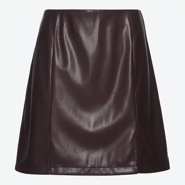 Bild 3 von Damen-Rock in Kunstleder-Optik