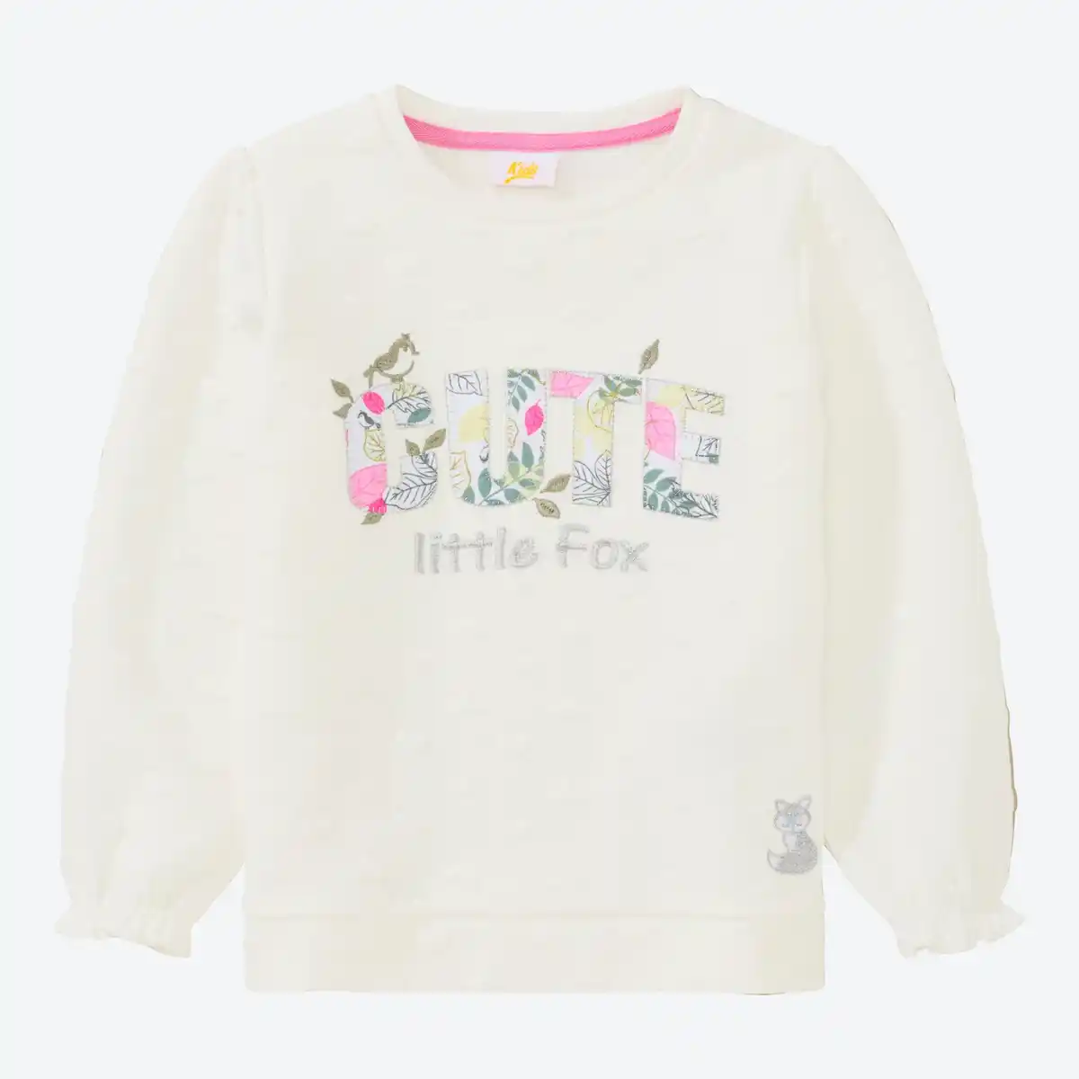 Bild 3 von Kinder-Mädchen-Sweatshirt mit Stickerei