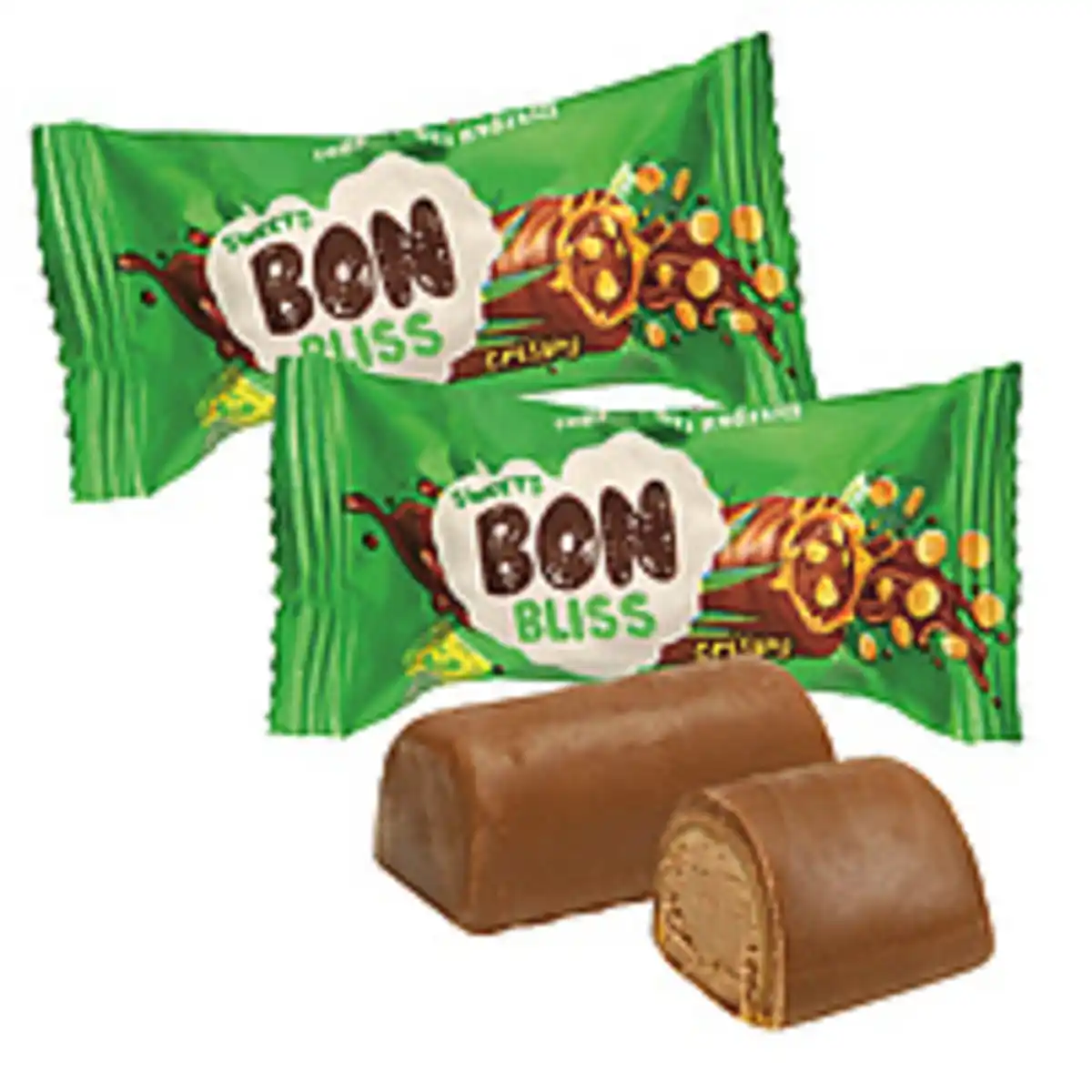 Bild 1 von Bon Bliss - Konfekt mit Mais-Reis-Knusperstücken und Kakaoge...