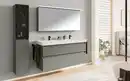 Bild 1 von Mondo - Badprogramm Moyo, betongrün, inkl. Doppelwaschtisch