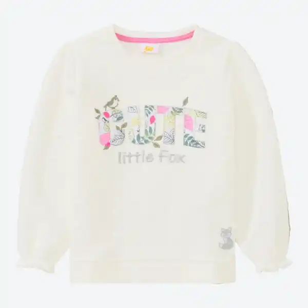 Bild 2 von Kinder-Mädchen-Sweatshirt mit Stickerei