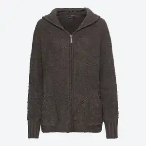 Damen-Jacke in Bouclè-Optik mit Wolle