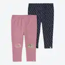 Bild 1 von Baby-Mädchen-Sweatleggings, 2er-Set