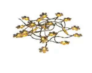 Lichterkette Draht novooo, Stern, 20er LED, warm