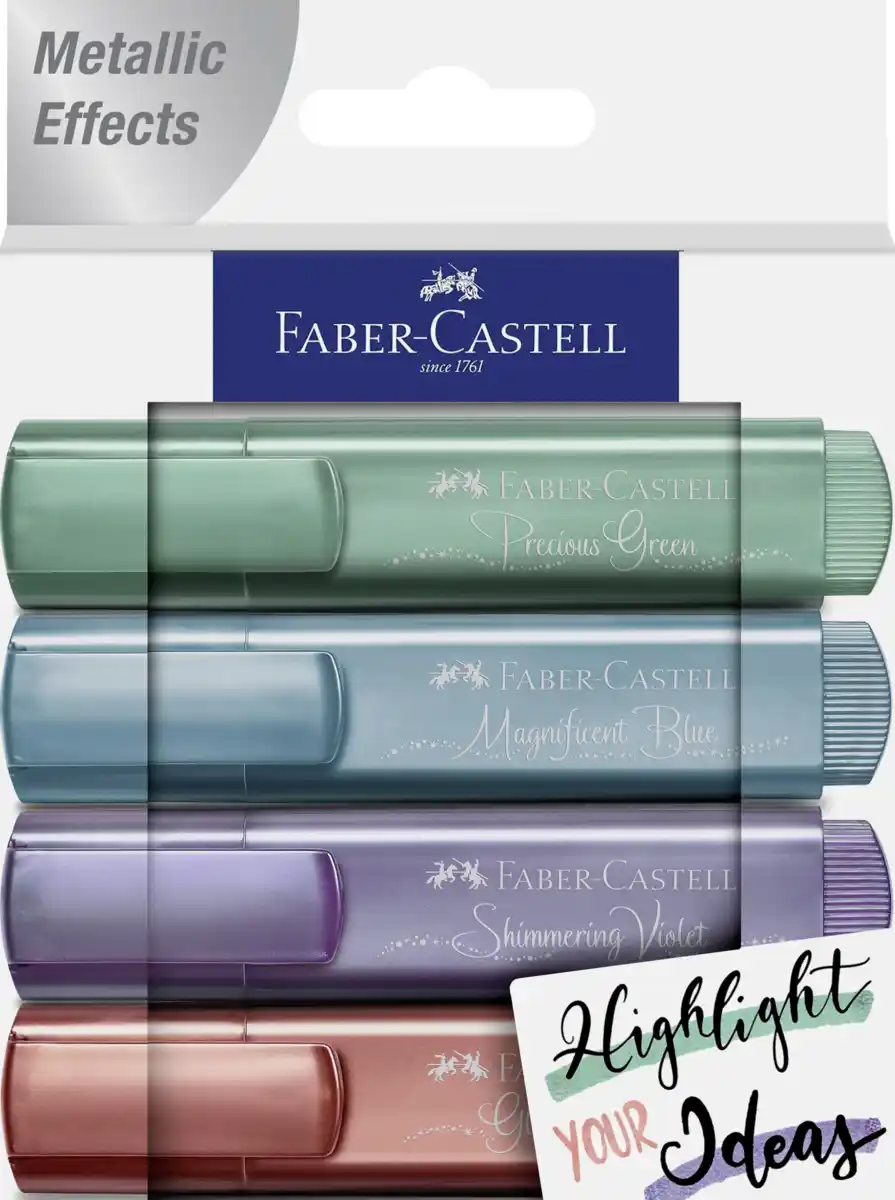 Bild 1 von Faber-Castell Textmarker TL 46 Metallic Etui