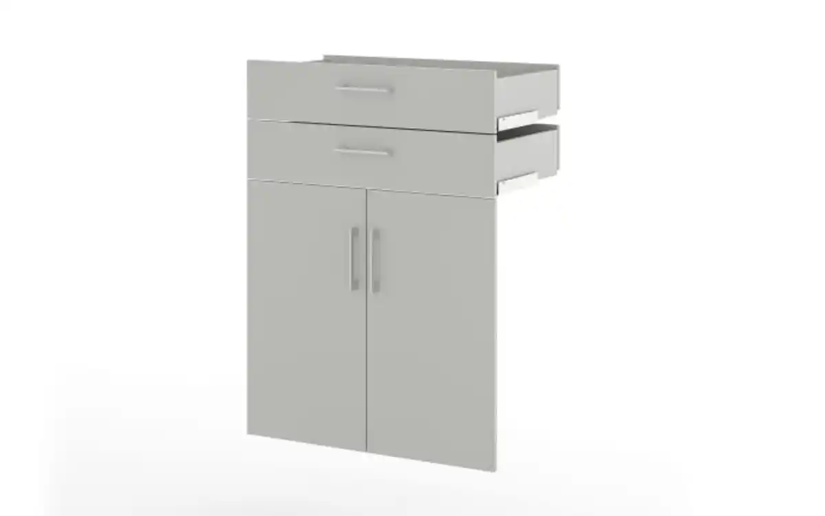 Bild 1 von Vito - 2er-Türen Vary, kreidegrau, 2 Schubkästen