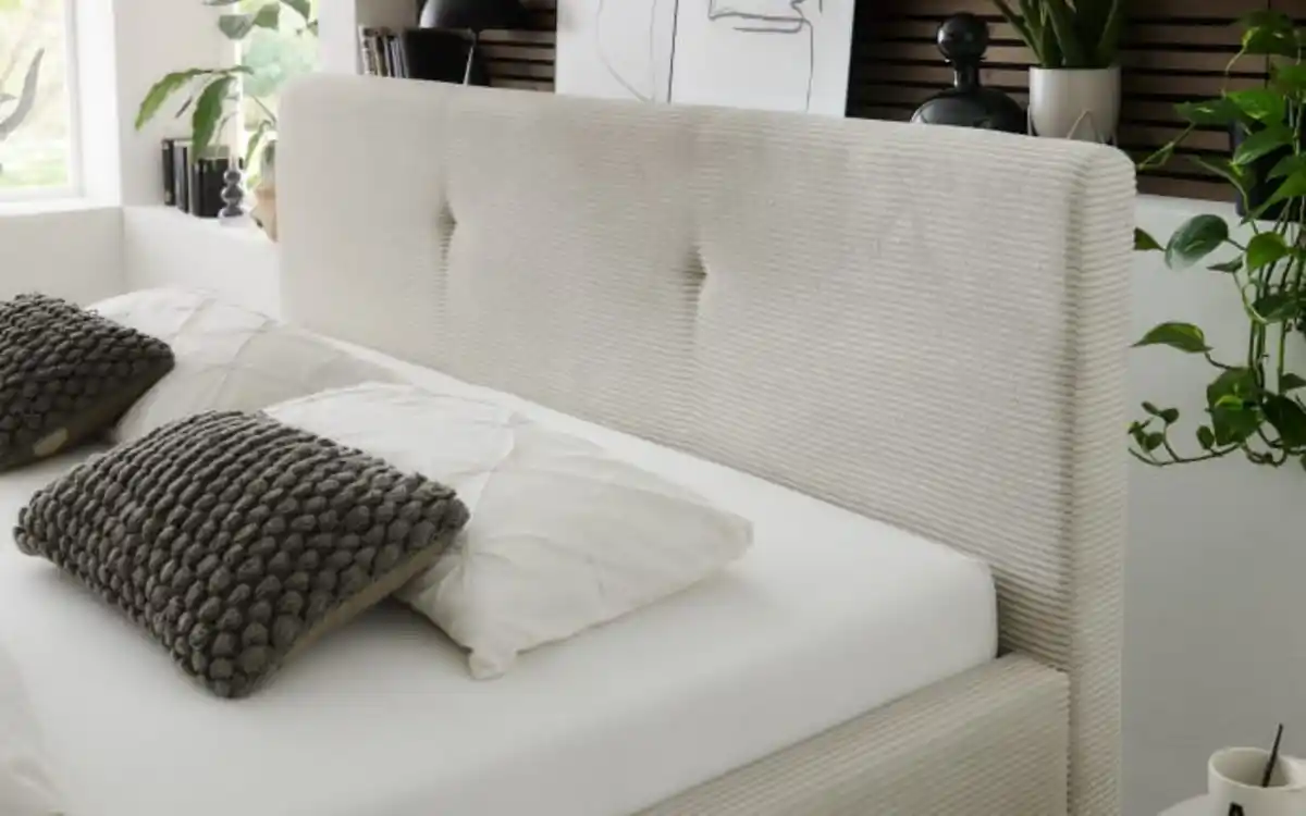 Bild 4 von Duo Collection - Polsterbett Delphi, beige, 180 x 200 cm, inkl. Bettkästen