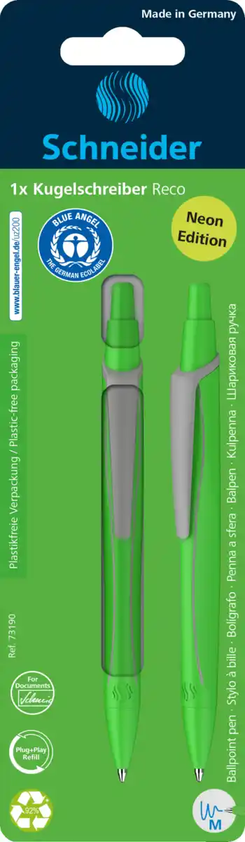 Bild 2 von Schneider Kugelschreiber Reco neon