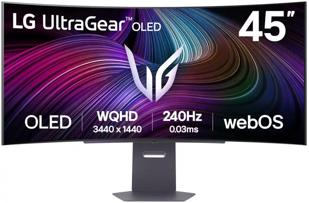 Bild 1 von UltraGear OLED 45GX90SA-B 113 cm (45") Gaming Monitor schwarz