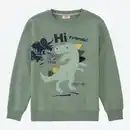 Bild 2 von Kinder-Jungen-Sweatshirt mit Dino-Applikation