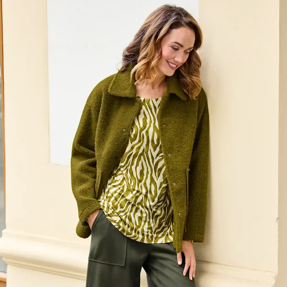 Bild 1 von Damen-Jacke mit Curly-Optik