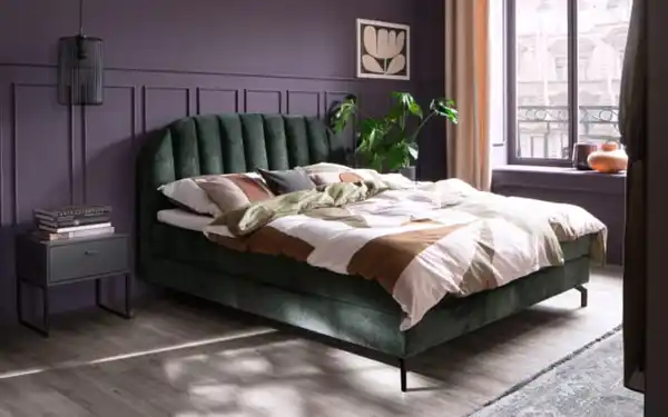 Bild 2 von Polsterbett Cornwall, dunkelgrün, 180 x 200 cm