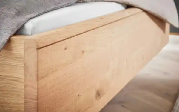 Bild 2 von Mondo - Bettanlage Maleta, Asteiche teilmassiv/fango, inkl. Nachtkonsolenpaar