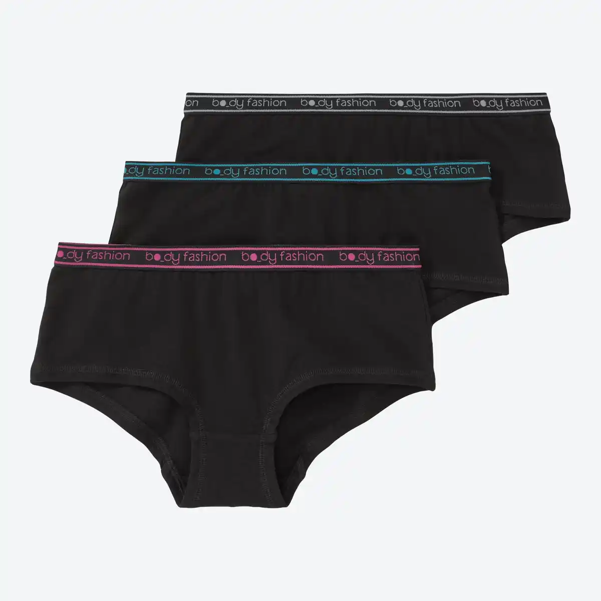Bild 1 von Teener-Hipster-Panty mit Neonbund, 3er-Pack