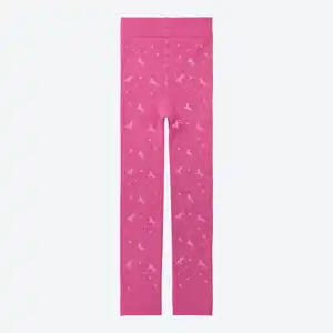 Kinder-Mädchen-Thermo-Leggings mit Pferde-All-Over-Print