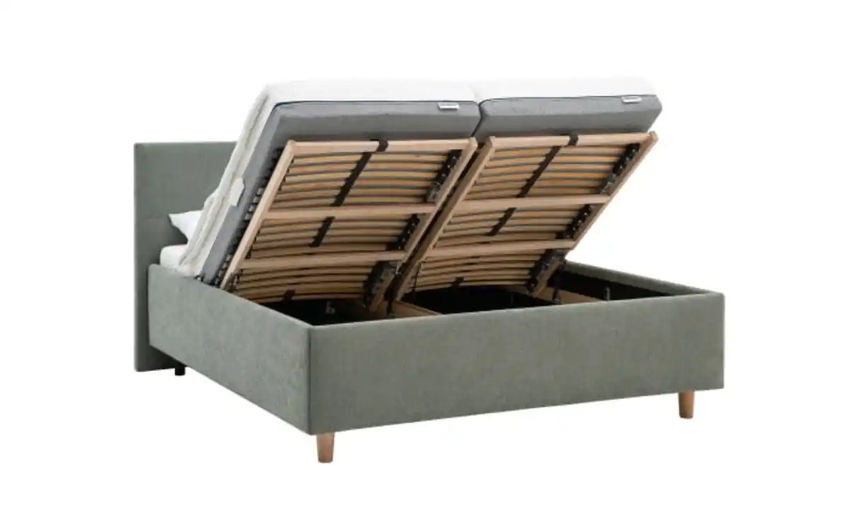 Bild 3 von Polsterbett Barell, grün, 180 x 200 cm, H3/H4