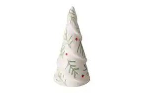 Dekoaufsteller Lorna, weiĂź, 13 cm