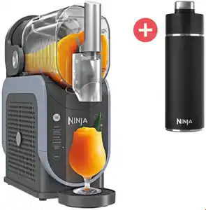 FS301 + Dein Geschenk: Thirsti 530ml schwarz Eismaschine blau/grau