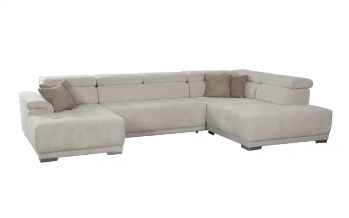 Bild 2 von Matex - Wohnlandschaft Fondi, natur, inkl. elektrischer Vorziehbank