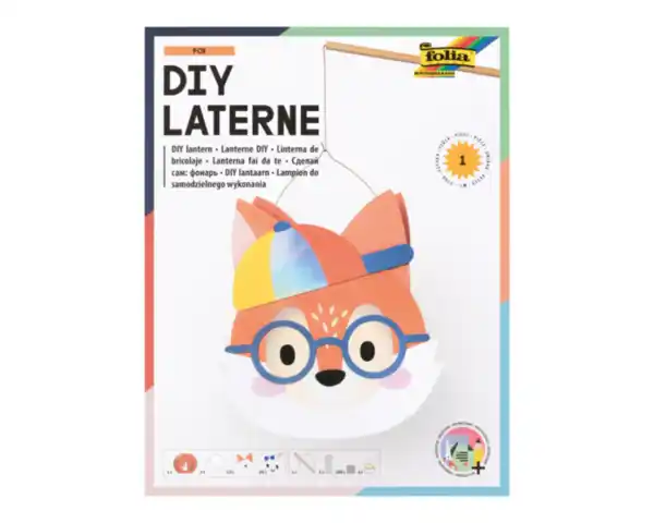 Bild 1 von Bastelset Laterne Fuchs incl. LED-Licht