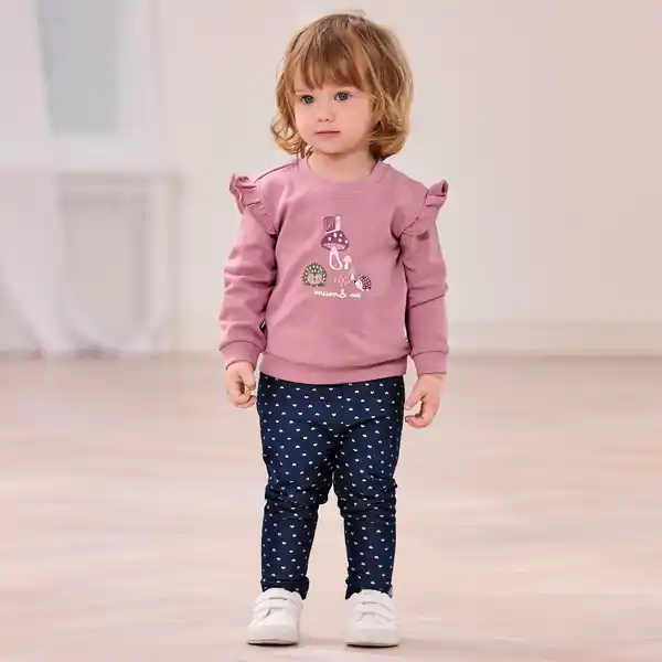 Bild 3 von Baby-Mädchen-Sweatleggings, 2er-Set