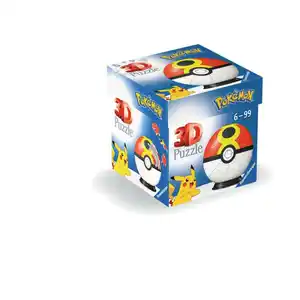 3D Puzzle-Ball - Pok&#232;mon - Wiederball - 54 Teile