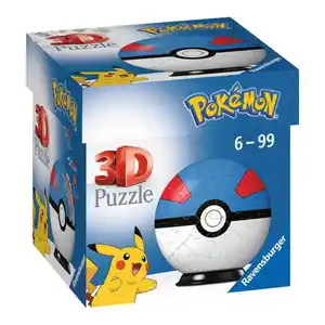 3D Puzzle-Ball - Pok&#232;mon - Superball - 54 Teile