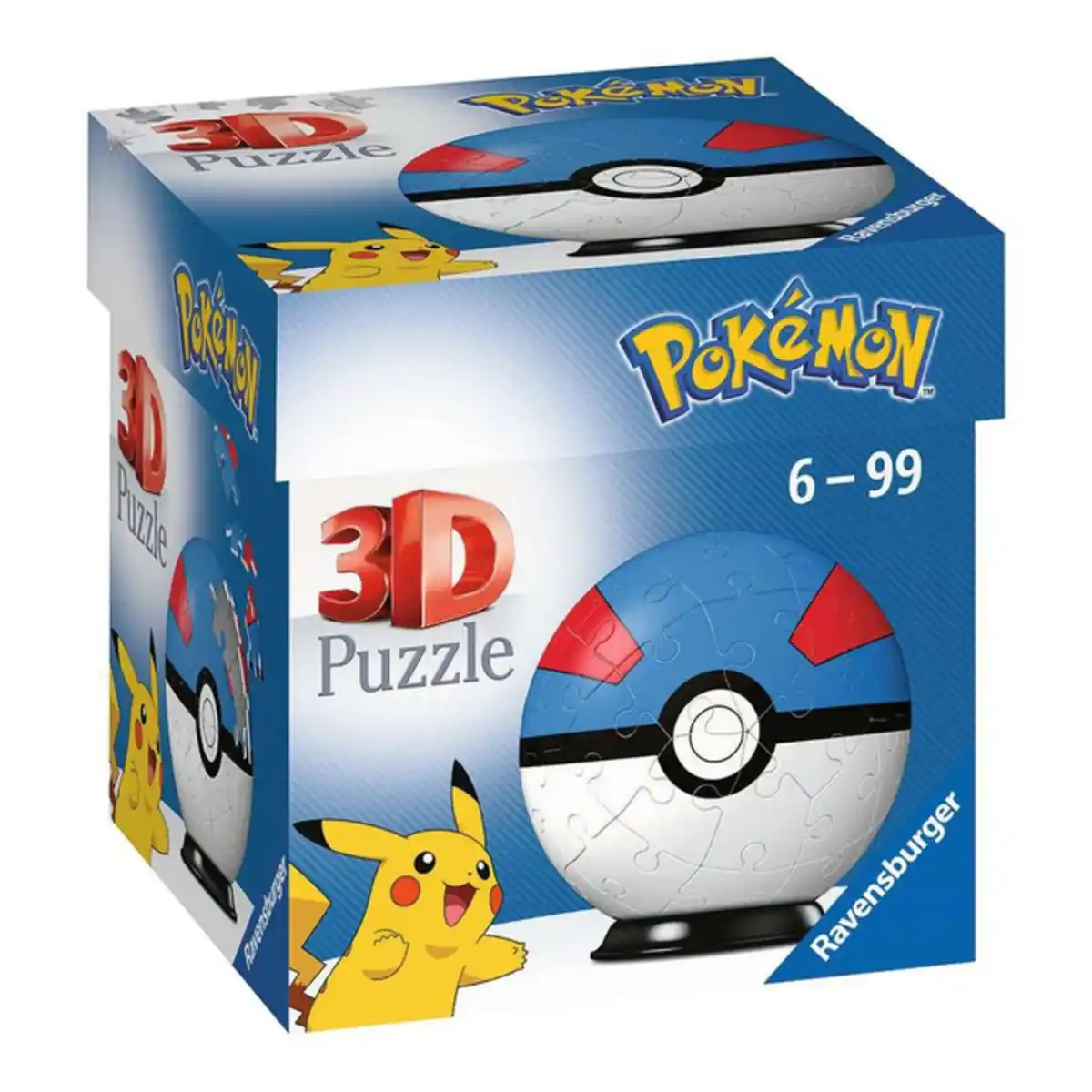Bild 1 von 3D Puzzle-Ball - Pok&#232;mon - Superball - 54 Teile
