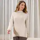 Bild 1 von Damen-Pullover mit Strickmuster