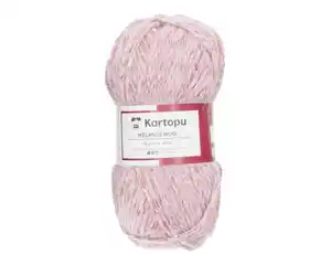 Garn Melange Wool rosameliert