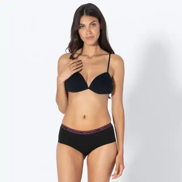 Bild 3 von Teener-Hipster-Panty mit Neonbund, 3er-Pack