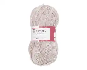 Garn Melange Wool beigemeliert