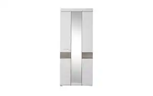 Innostyle - Garderobenschrank Funny, weiß/Silbereiche-Nachbildung