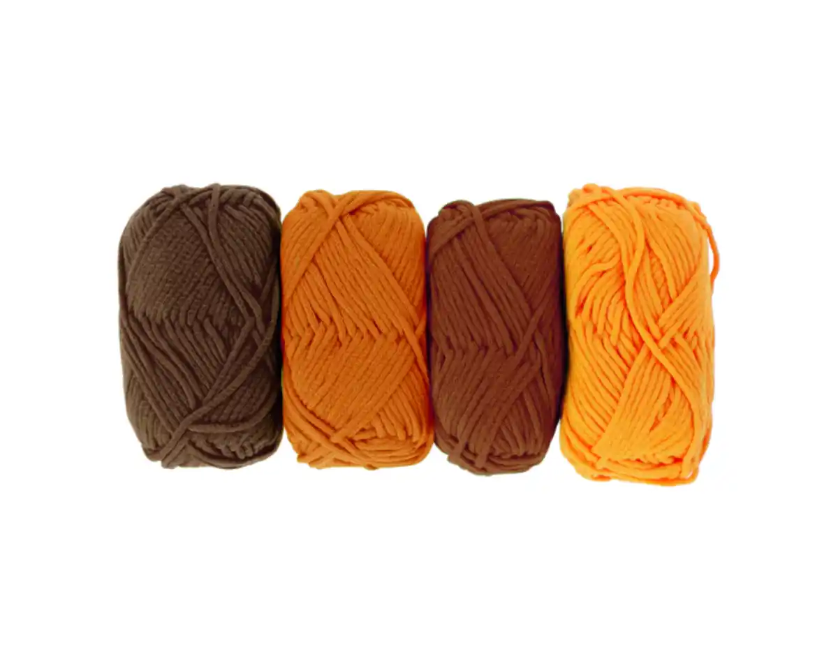 Bild 1 von Kreativgarn 4er braun