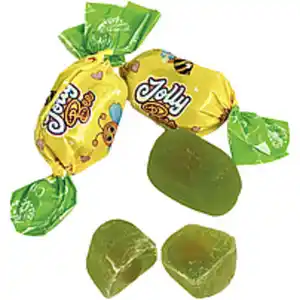"CRAFERS" "Jolly Bee" Geleekonfekt mit Füllung (17%) mit Apf...