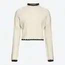 Bild 3 von Damen-Strickpullover mit Kontrast-Saum