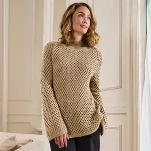 Damen-Pullover aus Mohair-Imitat