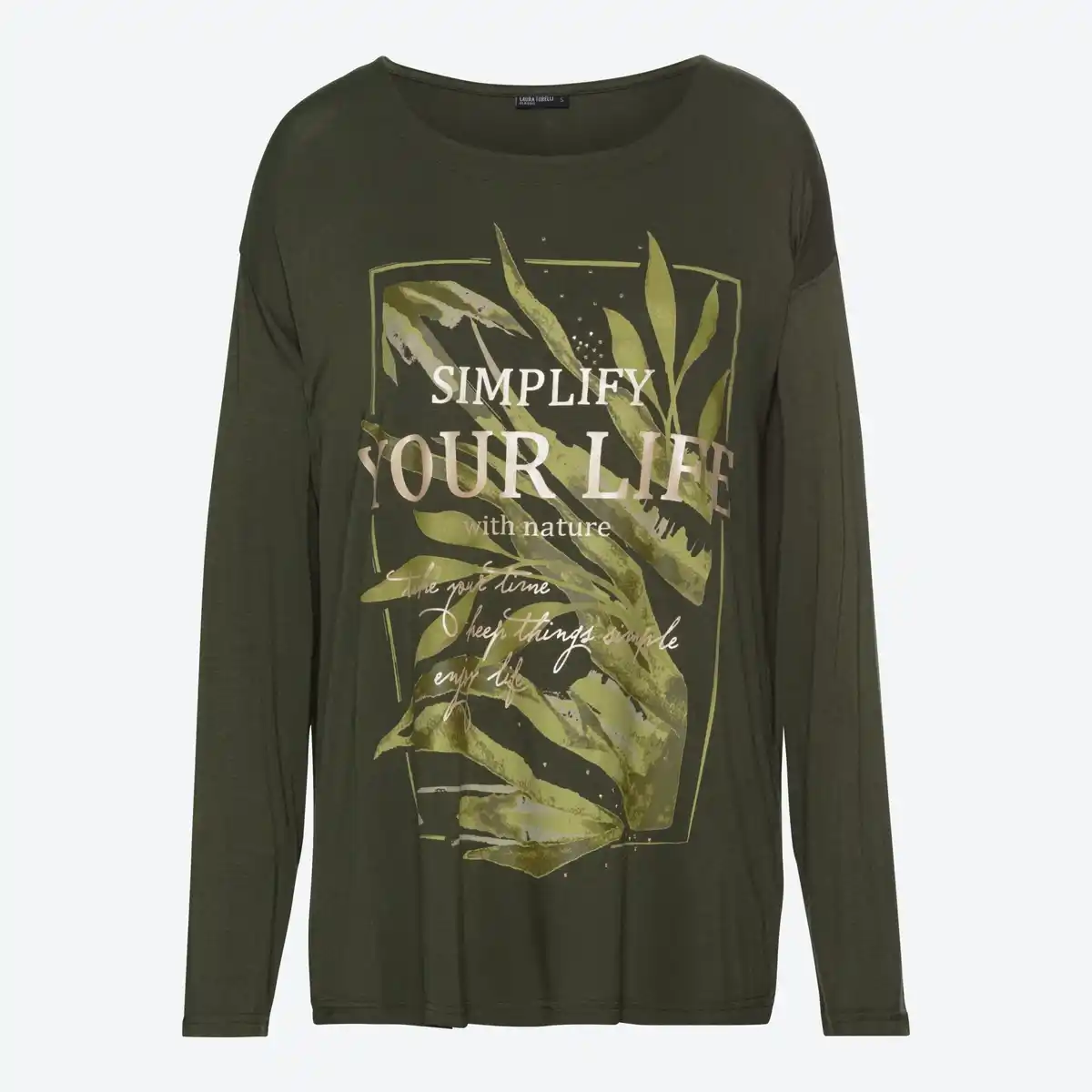 Bild 1 von Damen-Langarmshirt mit Viskose