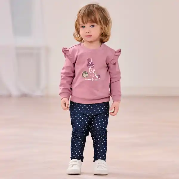 Bild 2 von Baby-Mädchen-Sweatleggings, 2er-Set