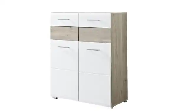 Bild 2 von Innostyle - Schuhschrank Funny, weiß/Silbereiche-Nachbildung