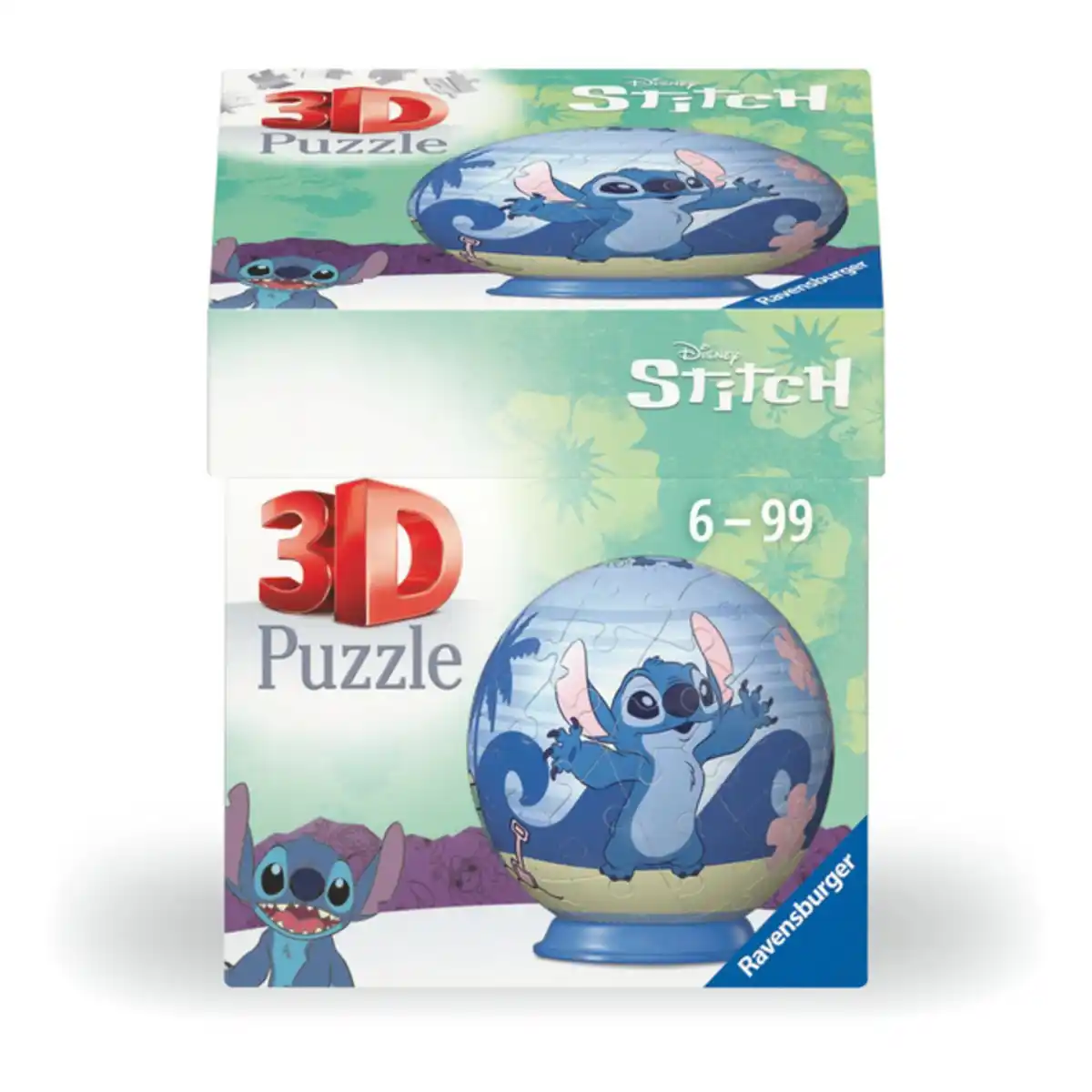 Bild 1 von Disney Stitch - 3D Puzzle-Ball - 54 Teile