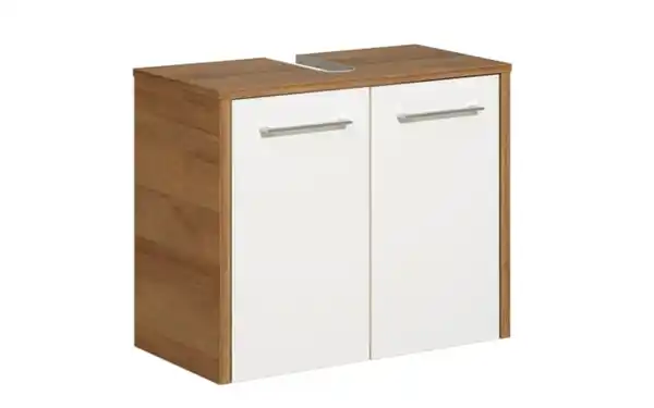 Bild 1 von Vito - Waschbeckenunterschrank Tidy, weiß Hochglanz/Rivera Eiche Nachbildung