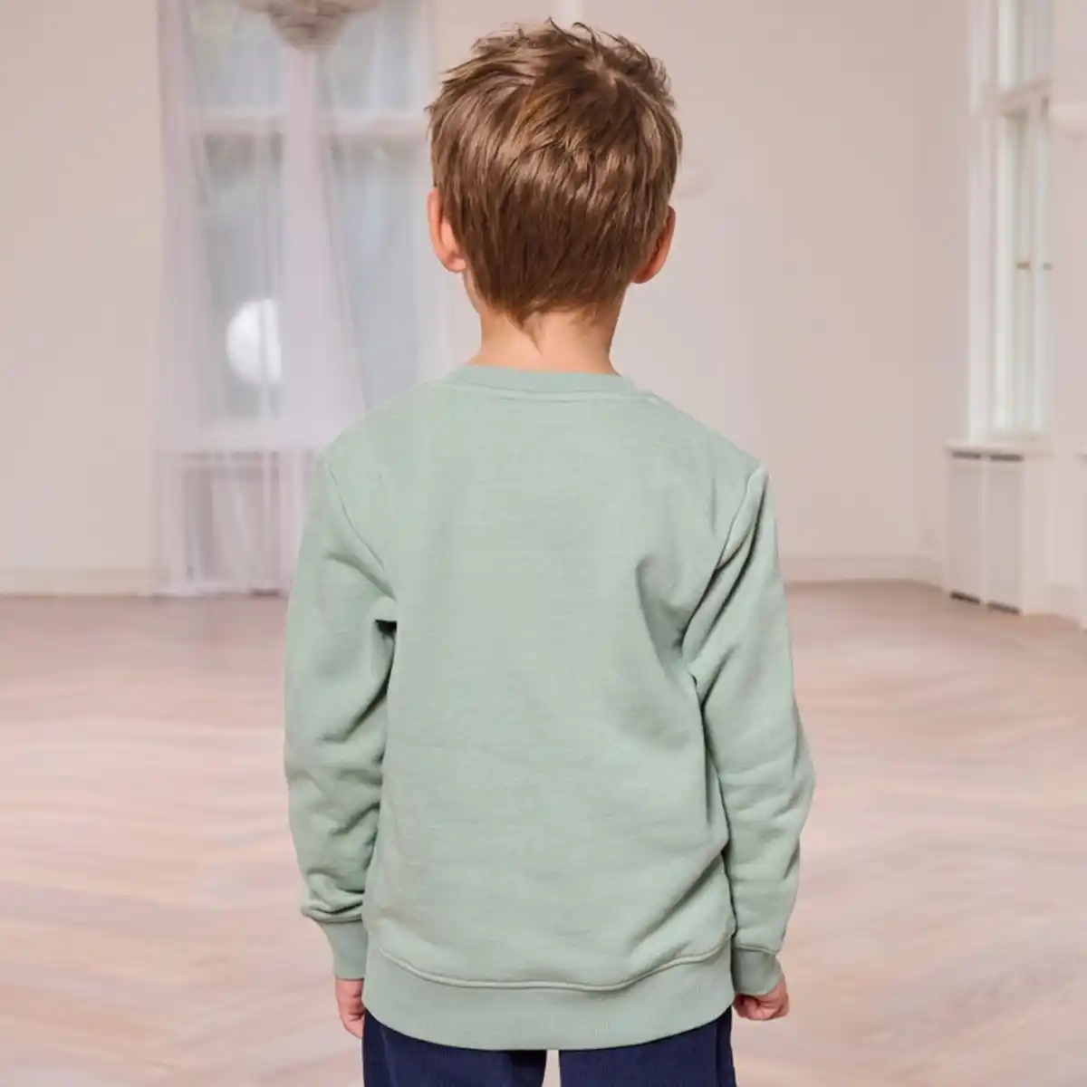 Bild 4 von Kinder-Jungen-Sweatshirt mit Dino-Applikation